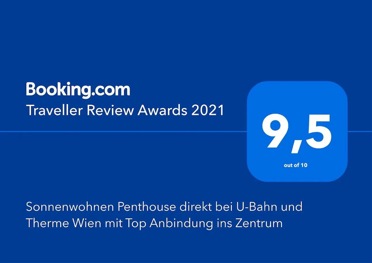 Sonnenwohnen Penthouse Direkt Bei U-Bahn Und Therme Wien Mit Top Anbindung Ins Zentrum Vienna